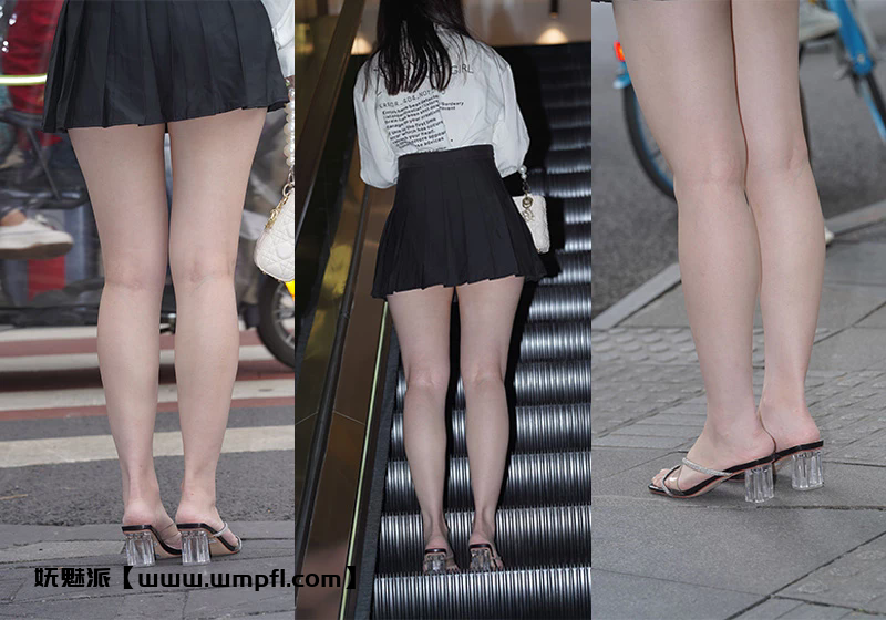 1073、[街拍]M900.百褶裙美女[视频图片27.4G]