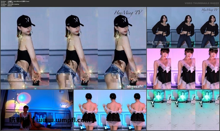 1123、AfreecaTv韩国BJ慧明精选舞蹈合集[33v8.3G]