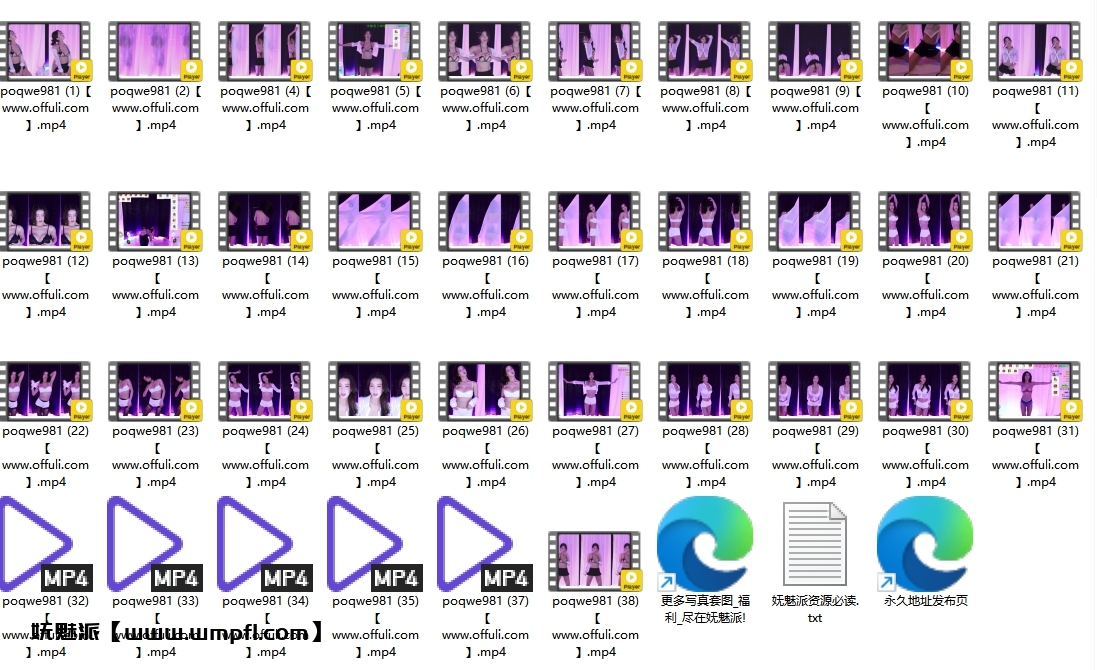 1263、Pandatv韩国BJ poqwe981 19+精选舞蹈合集[36v3.4G]
